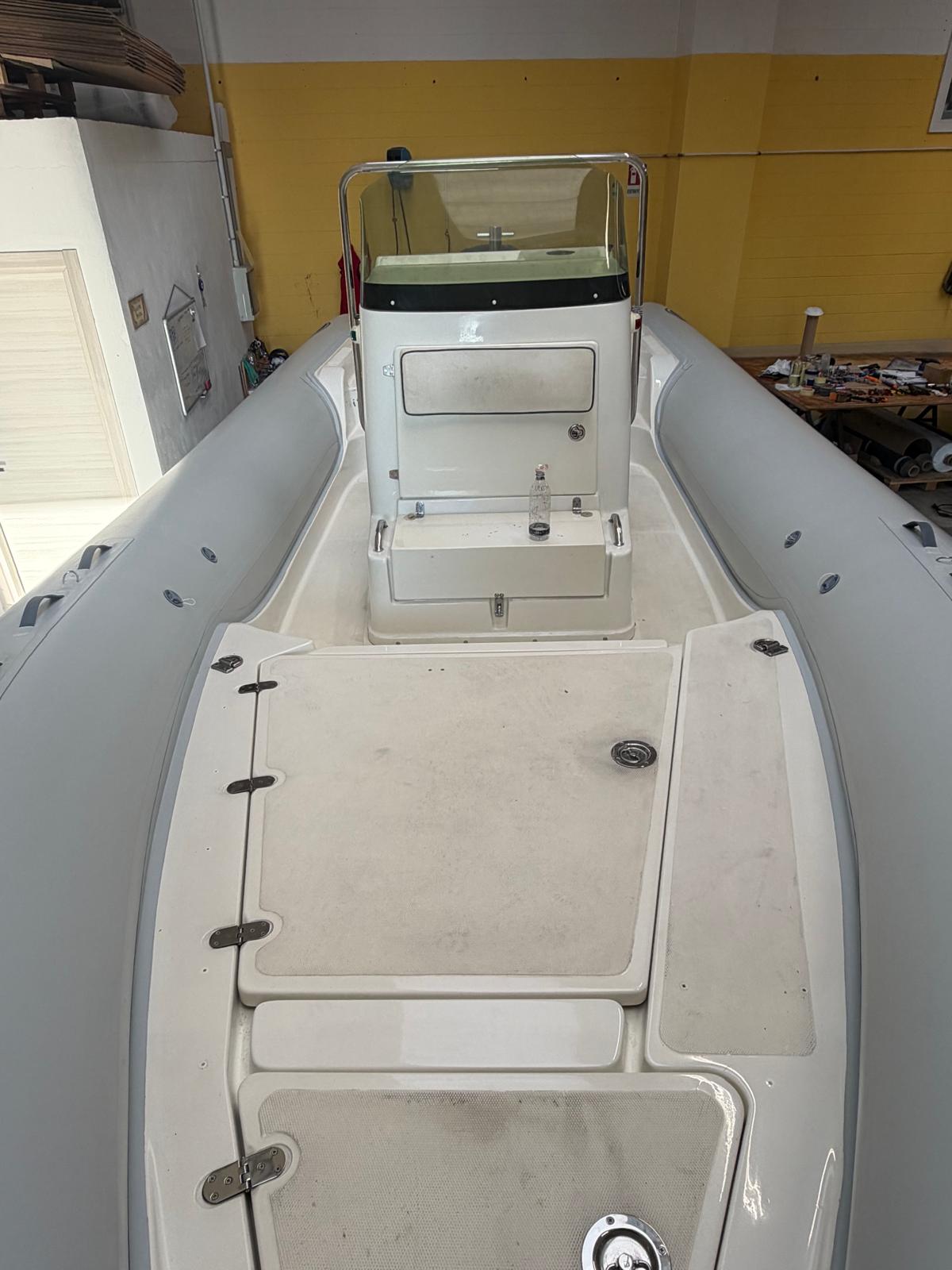Gommone valorizzato dopo intervento