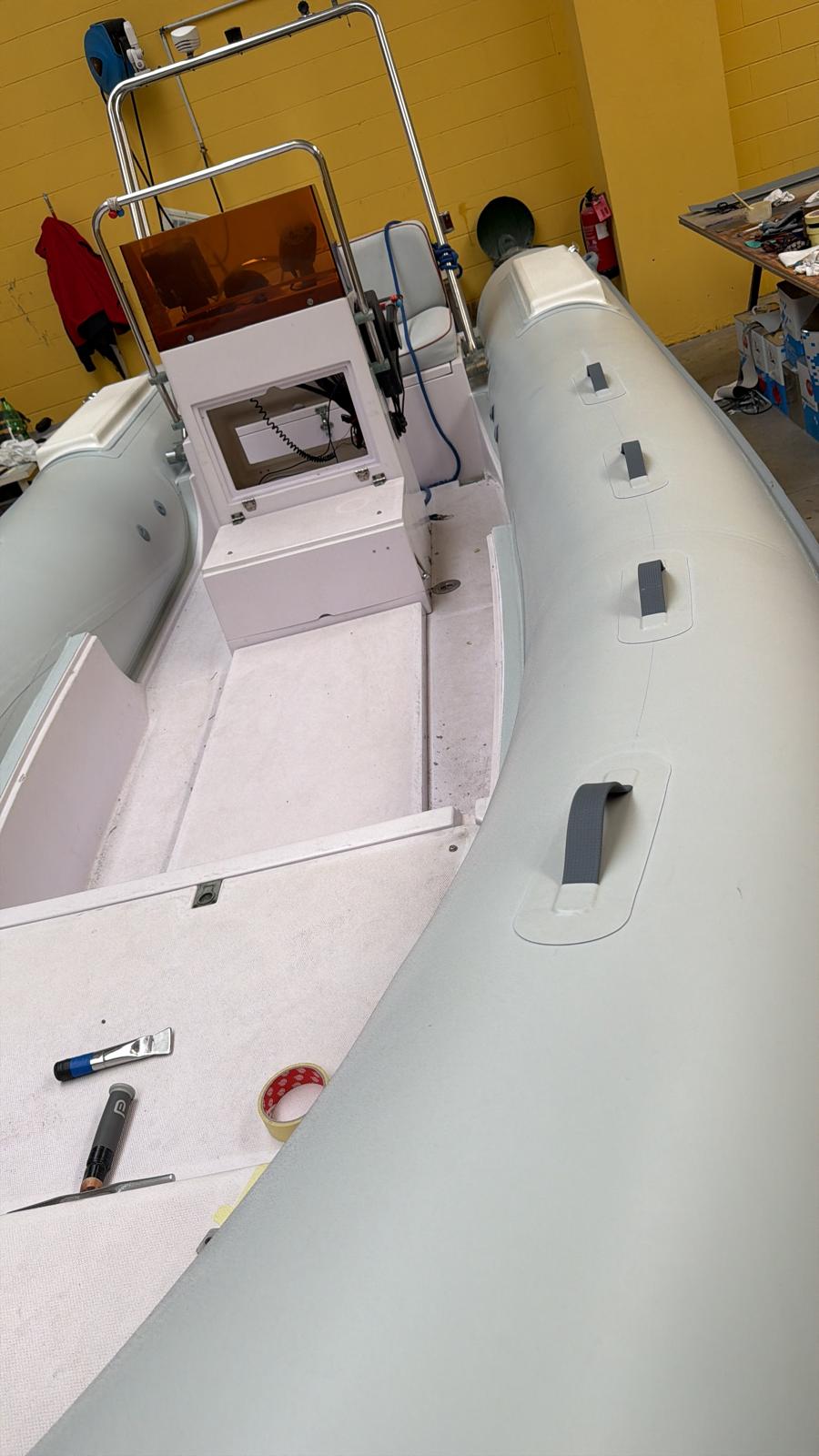 Tecnico We Marine al lavoro